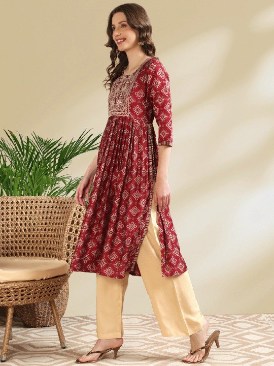 A line Kurta Online