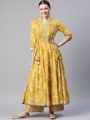 Anarkali Casual Kurti Set