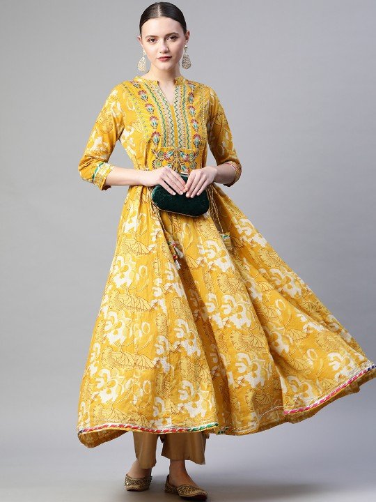 Anarkali Casual Kurti Set