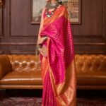 banarasi katan silk saree