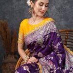 banarasi saree look