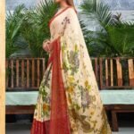 chiffon saree flipkart