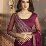 chiffon saree for wedding