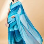 georgette chiffon saree