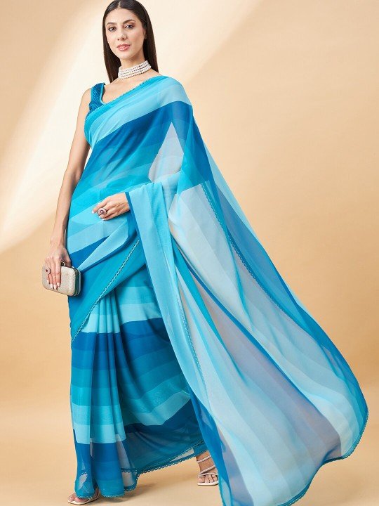 Georgette Chiffon Saree