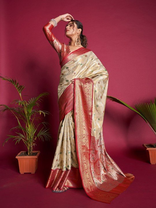 Kanjivaram Silk Saree for Bride