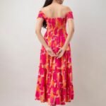 pink maxi dress