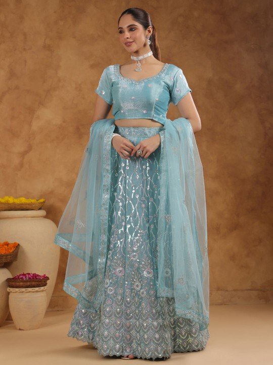 Stitched Engagement Lehenga for Bride Online