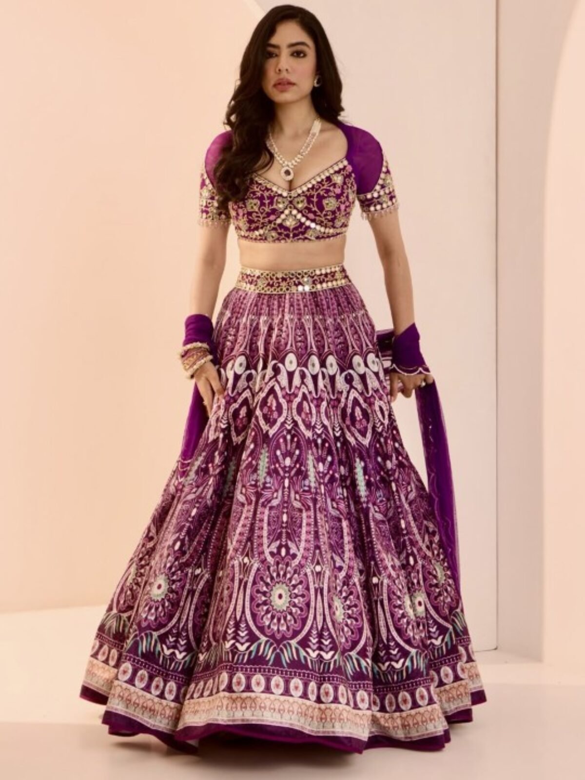 Double fashion gher lehenga