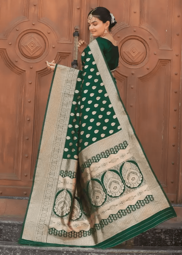 Ready to Wear Banarasi Silk Saree under 1000 for Women