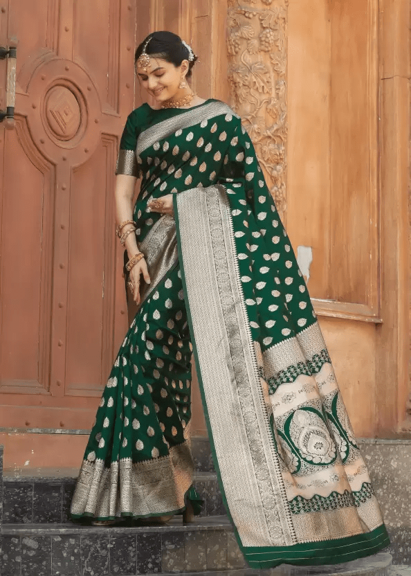 Ready to Wear Banarasi Silk Saree under 1000 for Women