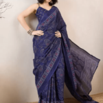 Ready to Wear Printed Silk Saree