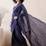 Ready to Wear Printed Silk Saree