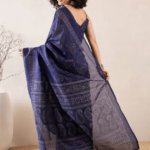 Ready to Wear Printed Silk Saree