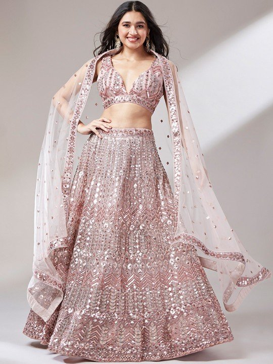 Net flar Gher Wala Lehenga