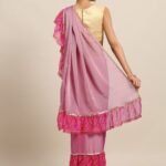 suta ruffle saree-2