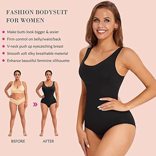 Cotton Lycra High Compression Body Suit for Women