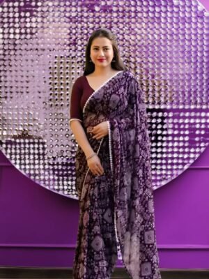 Ready to Wear Printed Daily Wear Georgette Saree