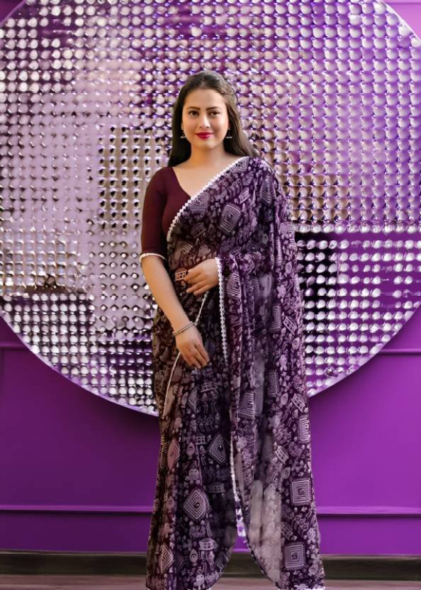 Ready to Wear Printed Daily Wear Georgette Saree