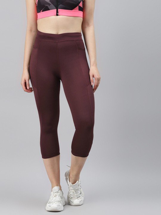 High Waist Training Tights Leggings With Side Pockets