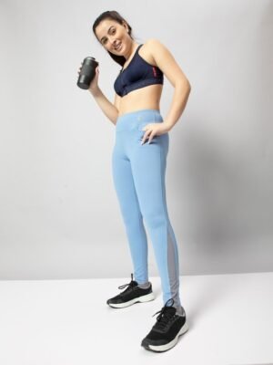 High-Rise Fit Sports Leggings with Side Pockets