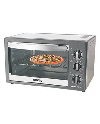 BOROSIL 42-Litre Oven Toaster Grill (OTG) (BR 00A 42, SILVER)
