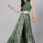 Crepe Lehenga Under 2000-1