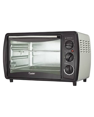 Prestige 19-Litre Oven Toaster Grill (OTG) (POTG 19PCR, Black)