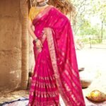 Rani Pink Banarasi Sik Saree