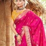 Rani Pink Banarasi Sik Saree