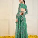 Ready to Wear Green Lehenga Online -3