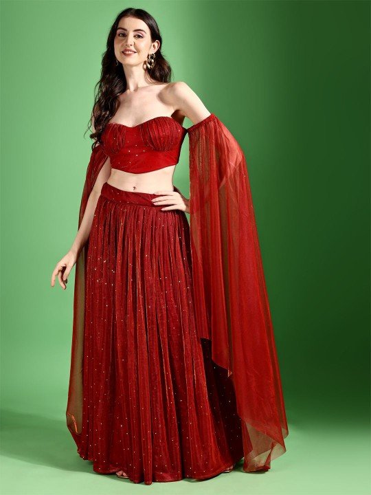 Red Lehenga Choli - Buy Designer Red Color Lehengas Online