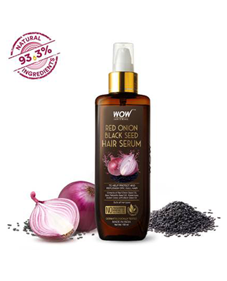 WOW SKIN SCIENCE Non Sticky Onion Hair Serum For Hair Growth / Frizz Free (100 ml)