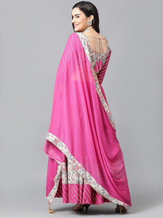 Gotta Patti Pink Lehenga for Women Online Under 2000