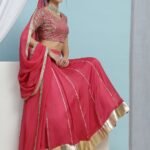 pink lehenga under 2000 for wedding-2