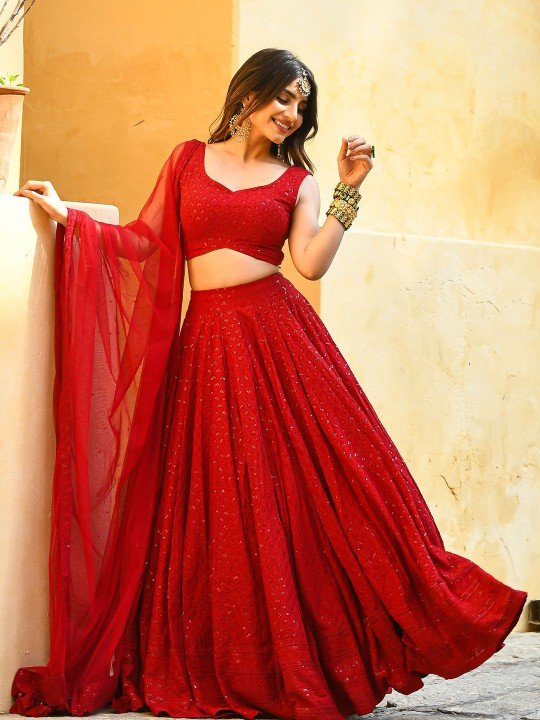 Red Lehenga for Women Online