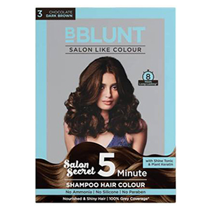 BBlunt Chocolate Dark Brown 5 Minute Shampoo Hair Colour