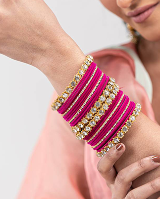 Gold-plated Bangle Set