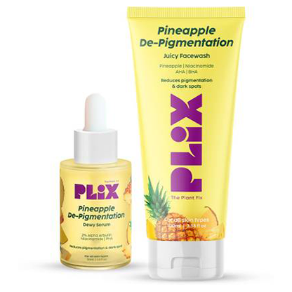 The Plant Fix Plix 5% Pineapple Foaming Face Wash And Serum | Best Skincare Products for Older Adults