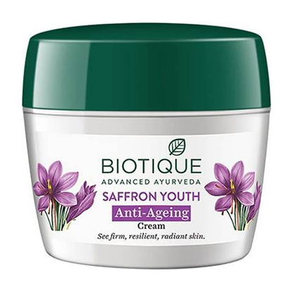 BIOTIQUE Saffron Youth Anti-Aging Cream for 40s
