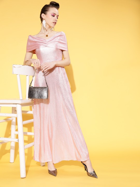 athena-bright-pink-pleated-dress