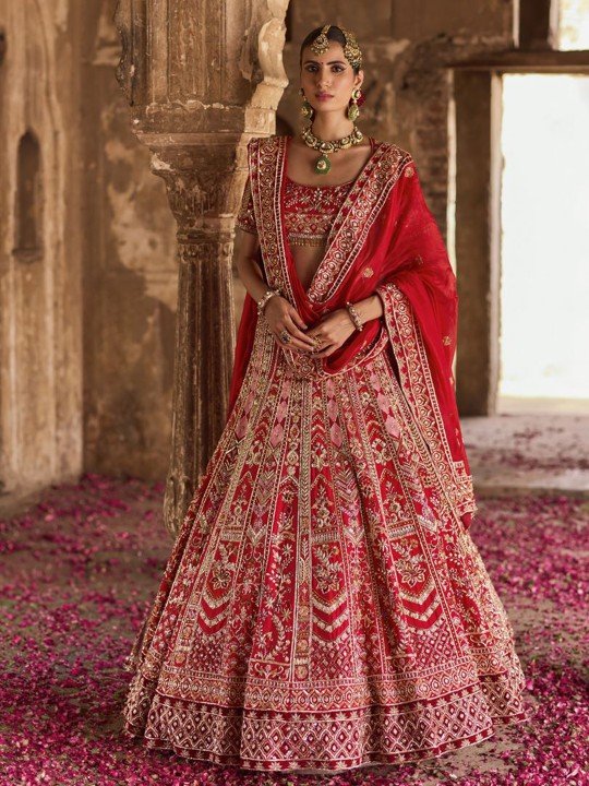Kiasa by Ronak & Shruti Embroidered Ready-to-Wear Lehenga with Dupatta