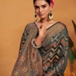 Banarasi organza silk saree