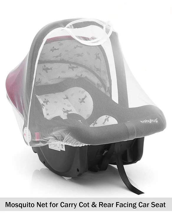 Babyhug Amber Ace Car Seat Cum Carry Cot With Mosquito Net