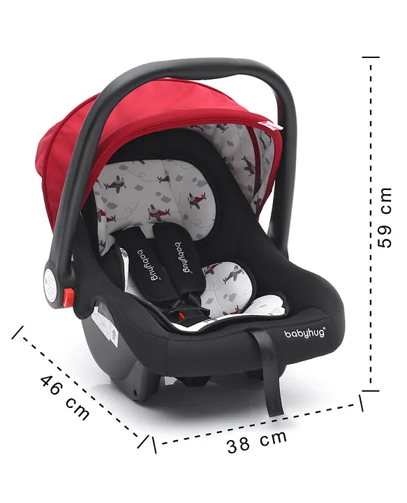 Babyhug Amber Ace Car Seat Cum Carry Cot With Mosquito Net