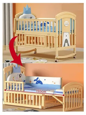 BabyTeddy 12 in 1 Patented Multifunctional Baby Crib