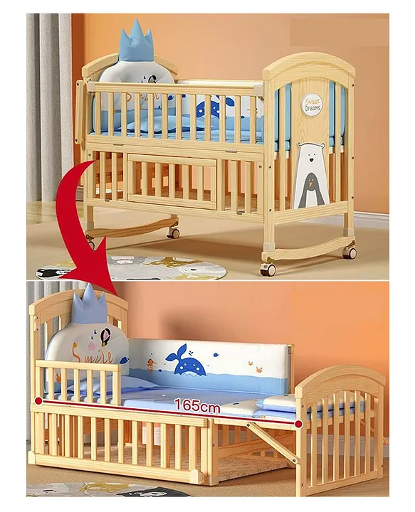 BabyTeddy 12 in 1 Patented Multifunctional Baby Crib