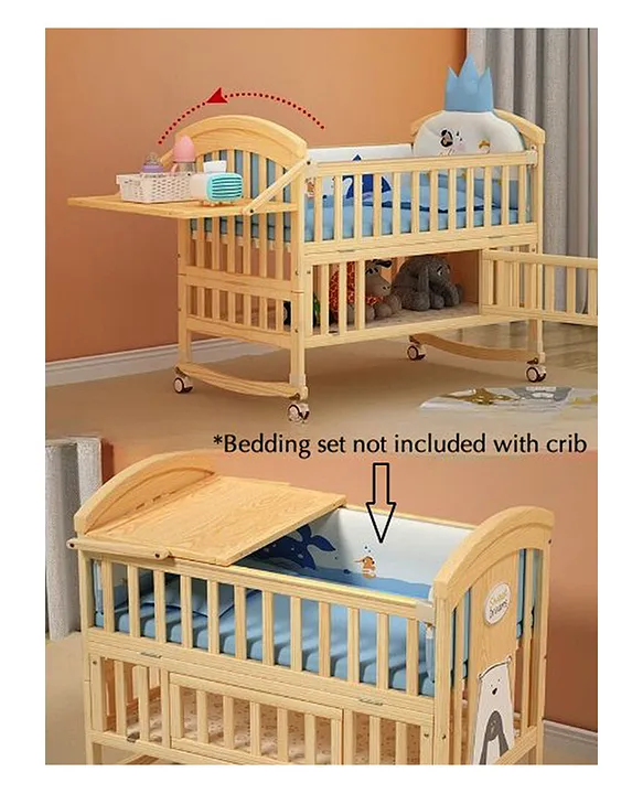 BabyTeddy 12 in 1 Patented Multifunctional Baby Crib