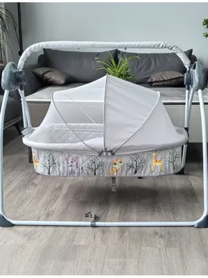 Babyhug Electric Cradle With Remote Control