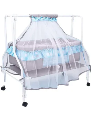 Kiddery Ares Cradle For Baby With Mosquito Protection Net